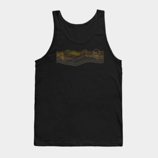 Mountain Wave Sunset Tank Top